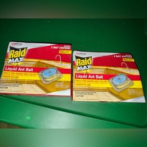 Raid Max Liquid Ant Bait Stations - Blue